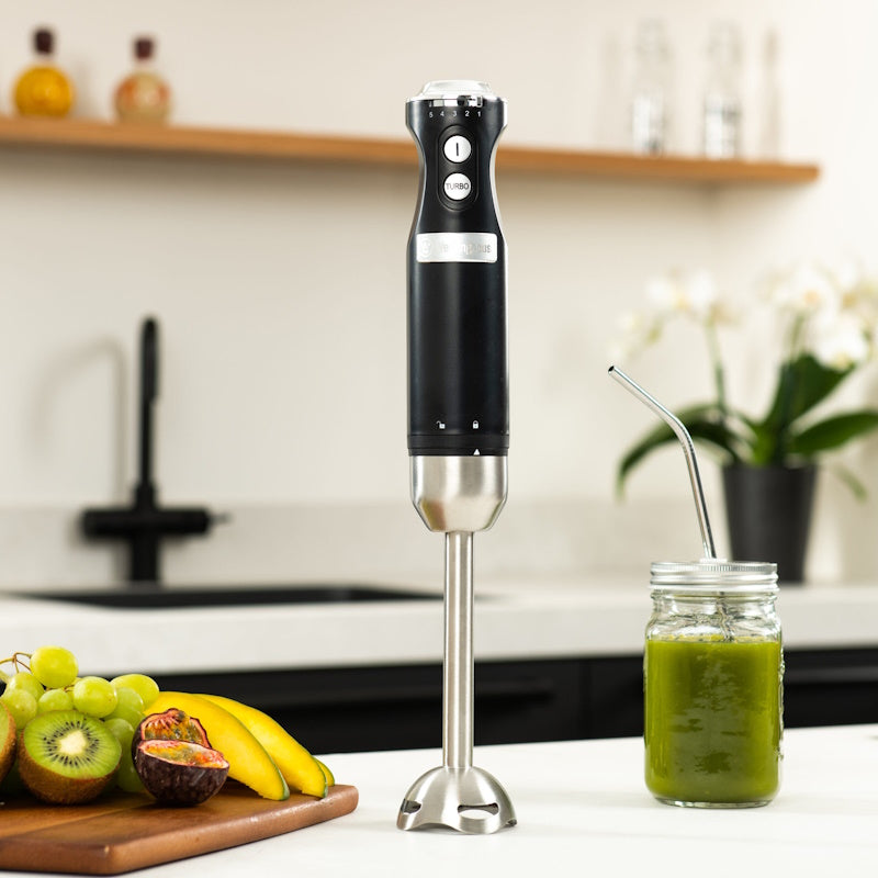 Westinghouse Retro Black Hand Blender