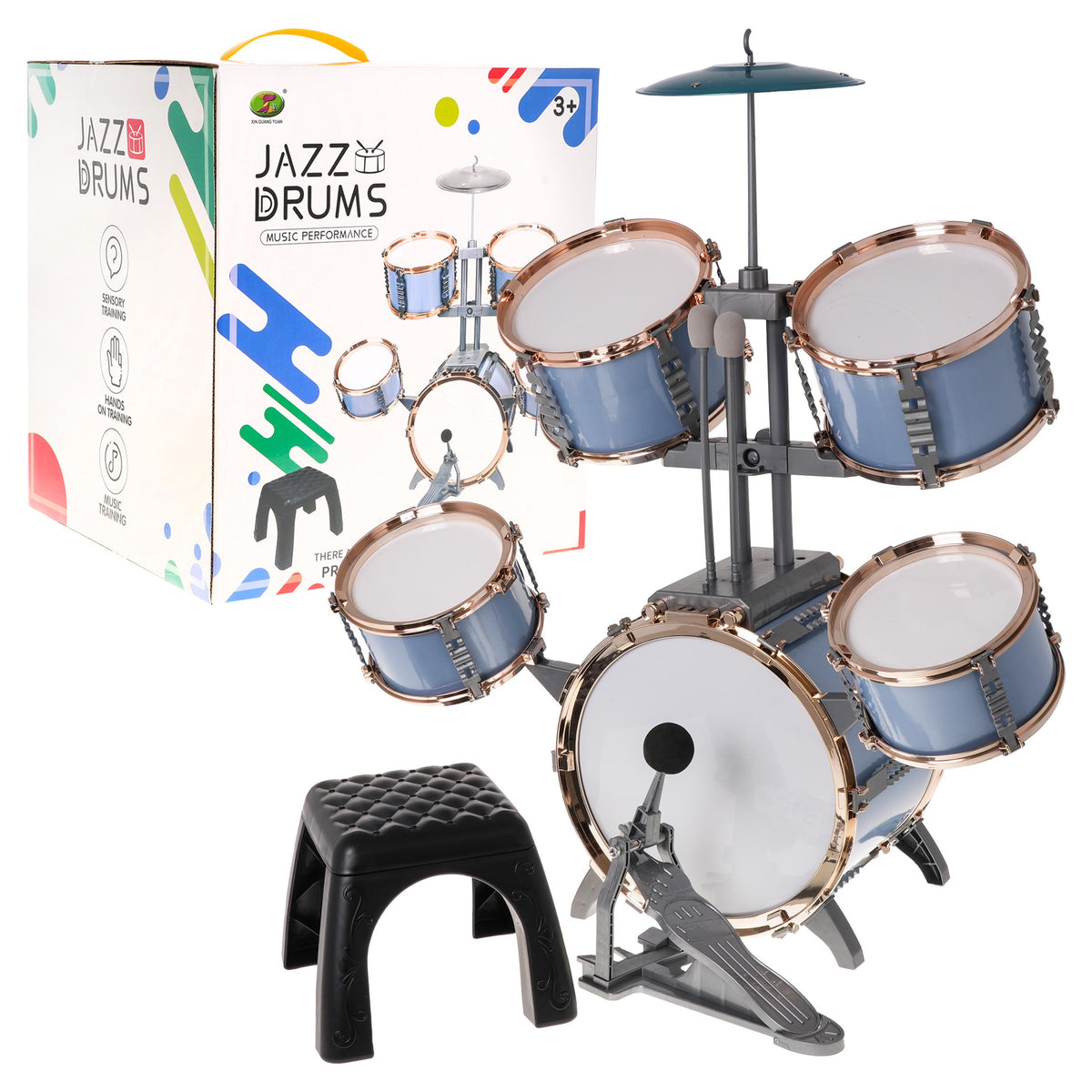 Blue Drum Set