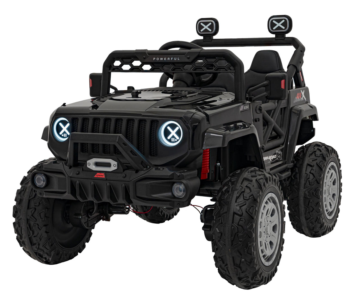 Auto na akumulator OFF ROAD Speed 4x4 - Crni