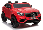 Licencirani auto na akumulator Mercedes GLC 63S QLS 4x4 - dvosjed - crveni/lakirani