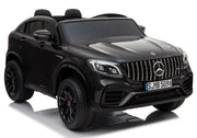 Licencirani auto na akumulator Mercedes GLC 63S QLS MP4 - dvosjed - crni/lakirani