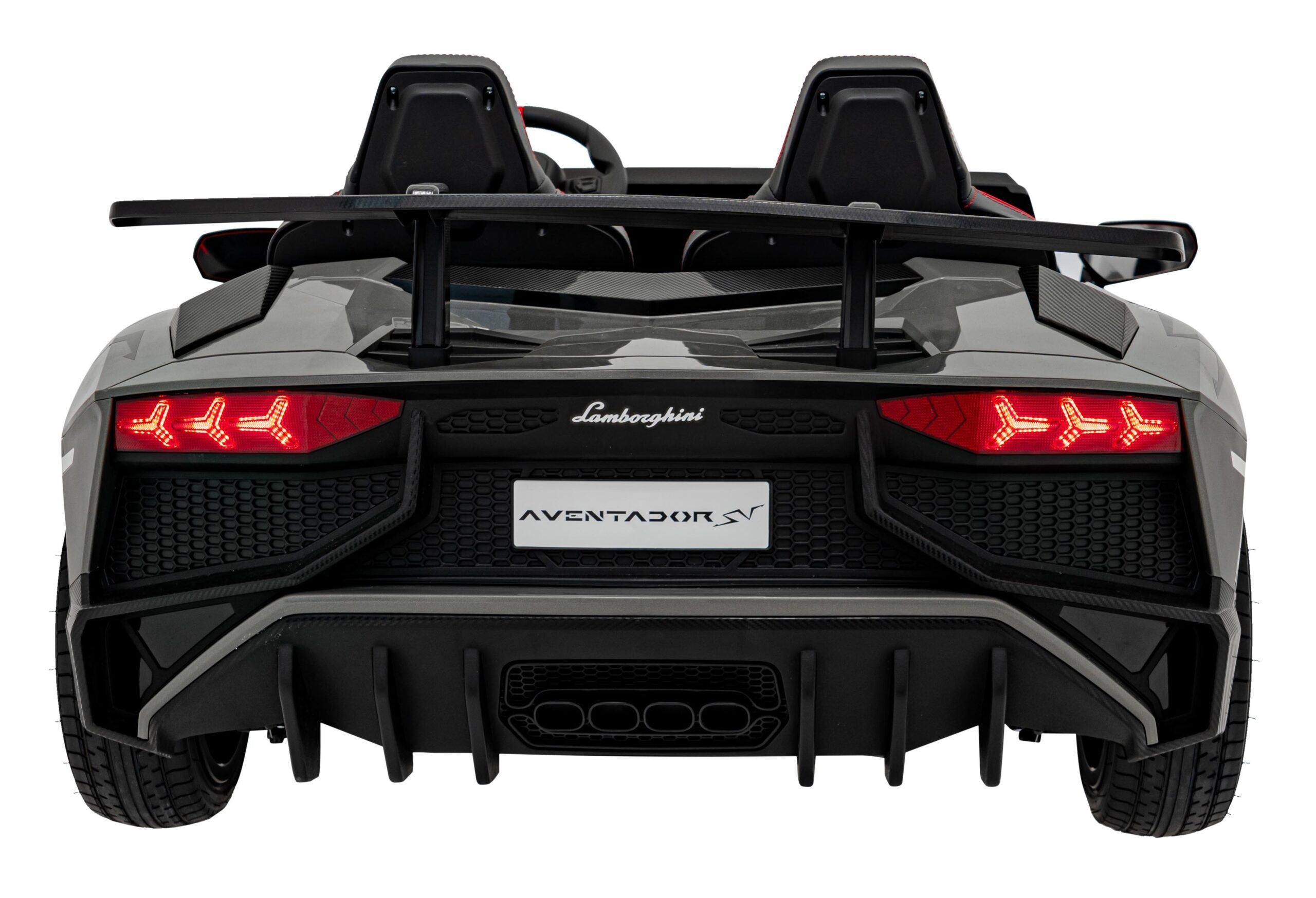 Licencirani auto na akumulator Lamborghini Aventador SV STRONG - dvosjed - sivi