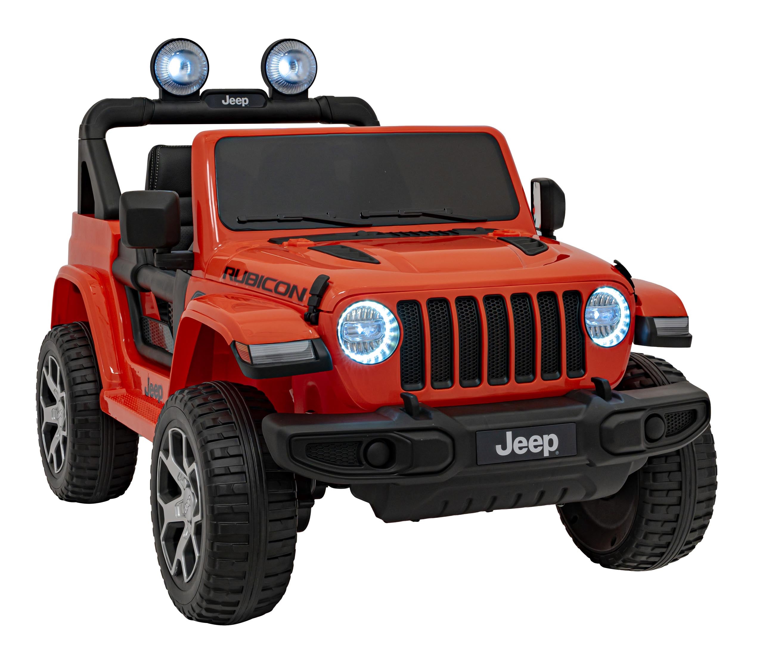 Licencirani auto na akumulator Jeep Wrangler Rubicon 4x4 - narančasti