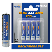 home Baterija punjiva AAA, 700mAh, blister 4 kom - M 700AAA