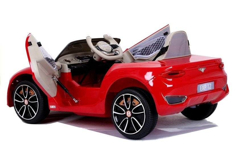 Bentley Electric Ride On Car - Red Painted
