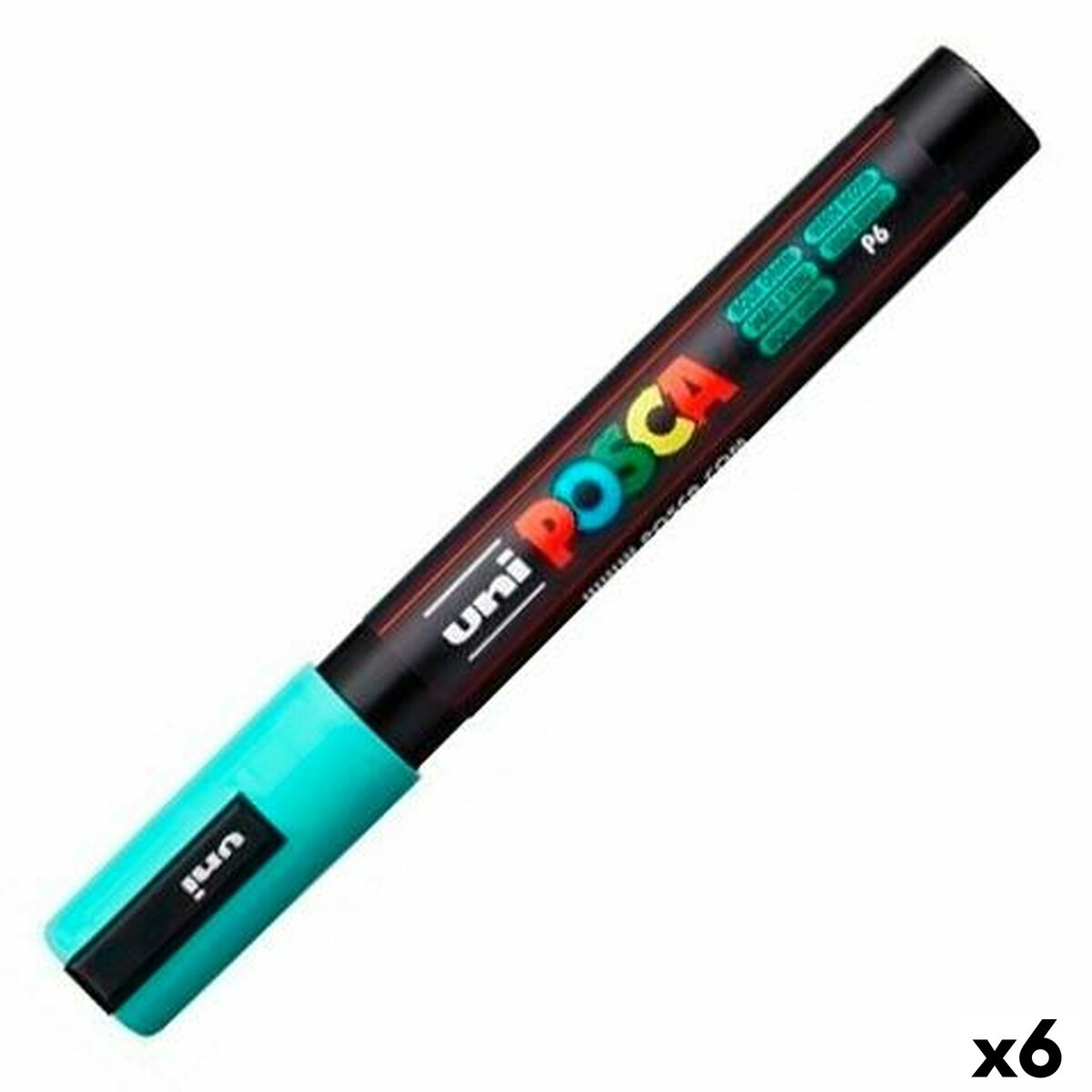 Marker POSCA PC-5M Tirkizno Zelena (6 kom.)