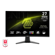 MSI MAG 27CQ6F računalni monitor 68,6 cm (27") 2560 x 1440 pikseli Quad HD LCD Crno