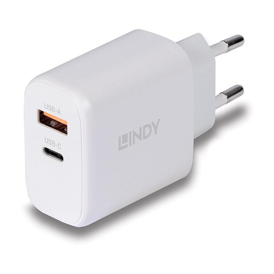 Lindy 73428 punjač za mobitel Univerzalno Bijelo AC Brzo punjenje U zatvorenom