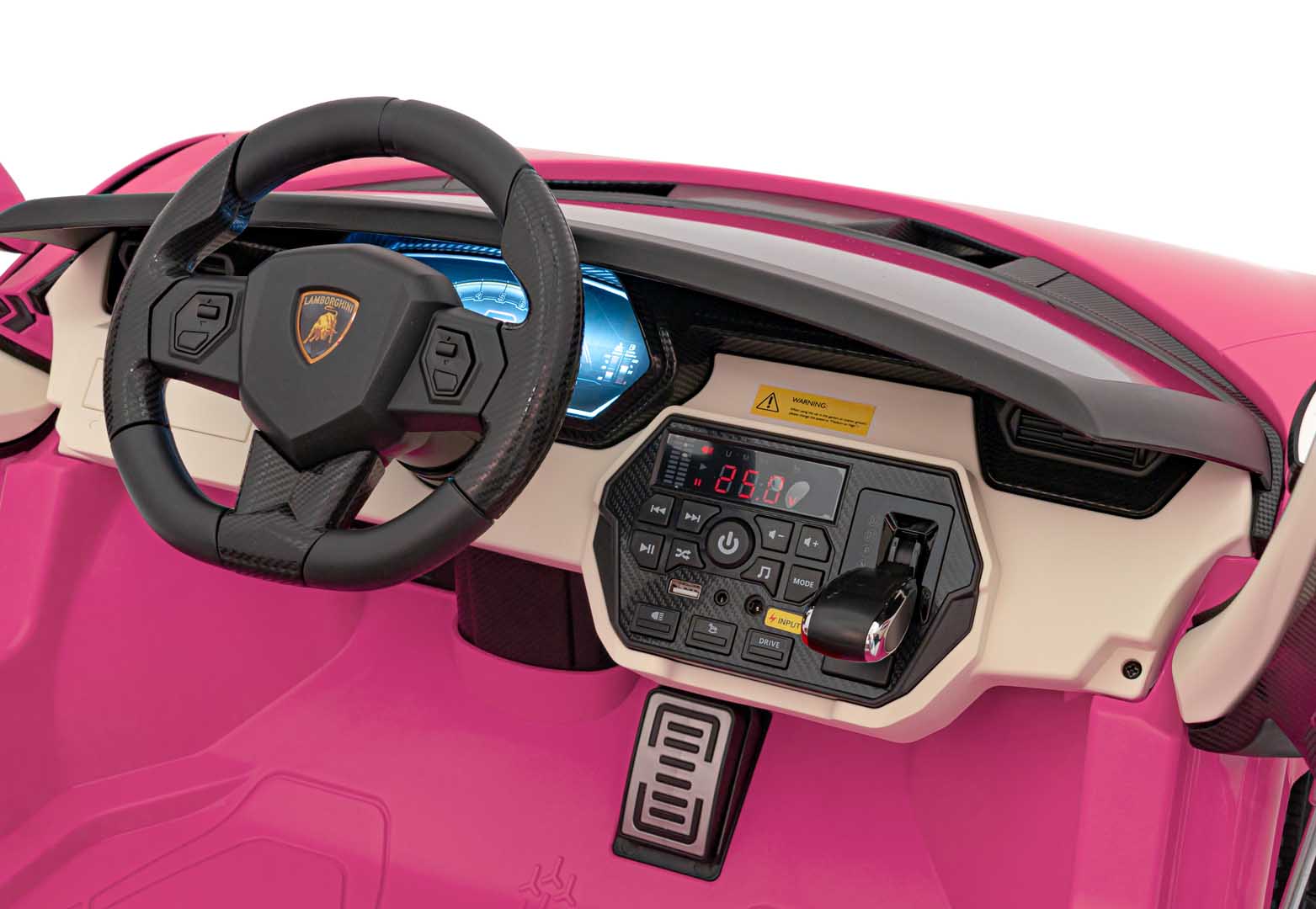 Licencirani auto na akumumulator Lamborghini SIAN 4x100W - dvosjed - rozi