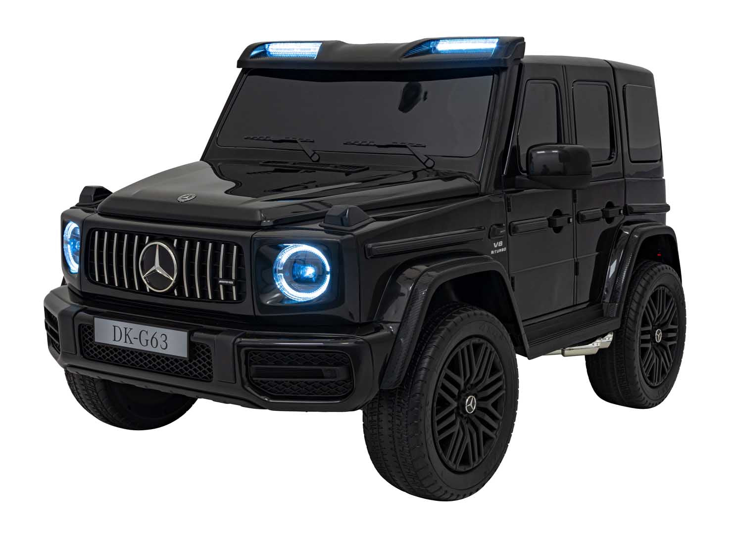 Licencirani auto na akumulator Mercedes Benz G63 AMG XXL 4x4 - dvosjed - crni