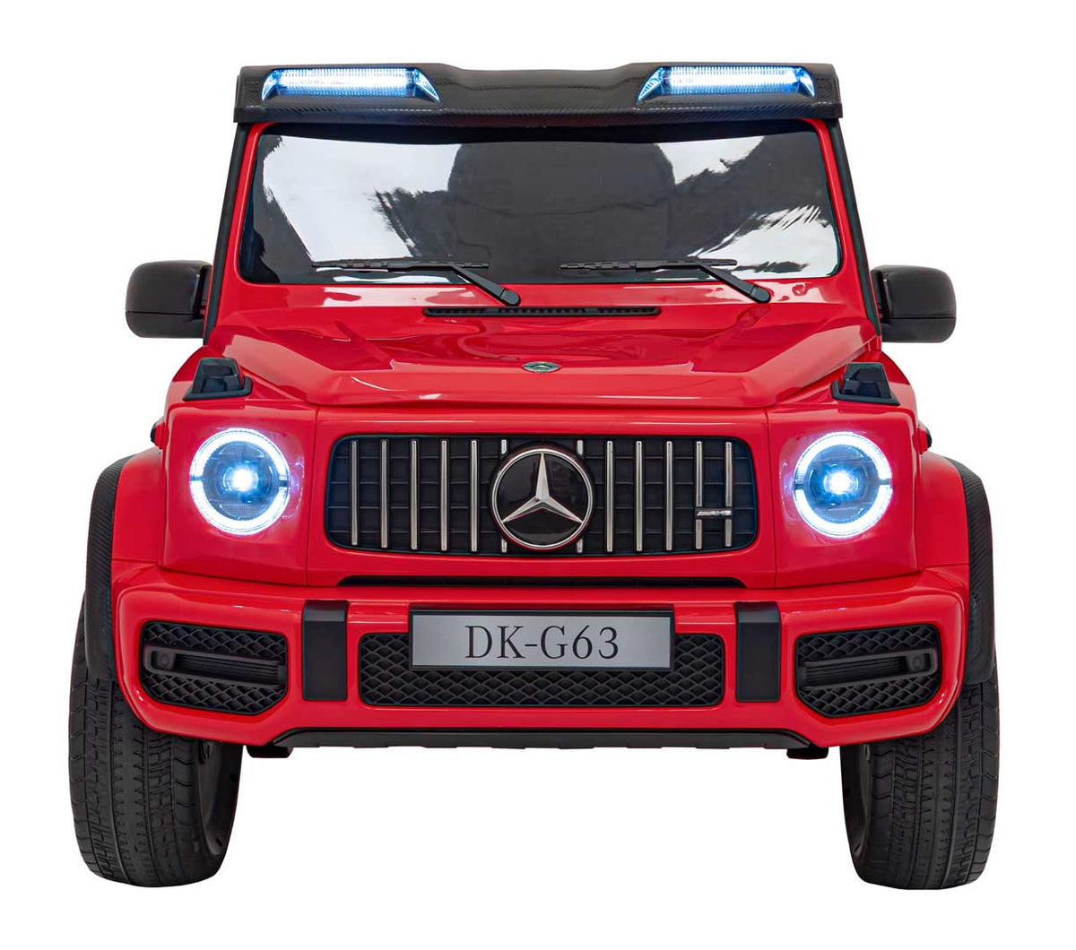 Licencirani auto na akumulator Mercedes Benz G63 AMG XXL 4x4 - dvosjed - Crveni