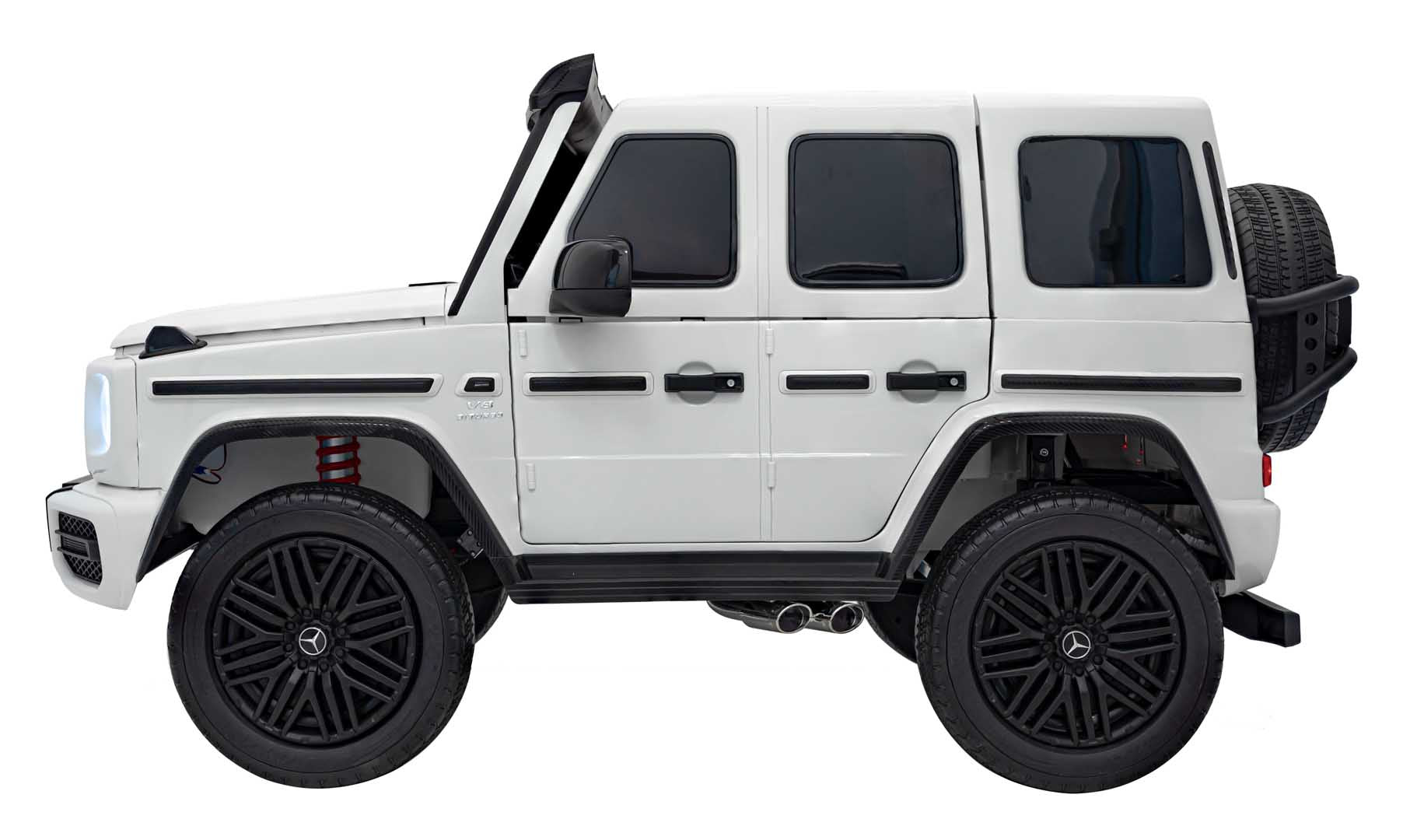 Licencirani auto na akumulator Mercedes Benz G63 AMG XXL 4x4 - dvosjed - bijeli