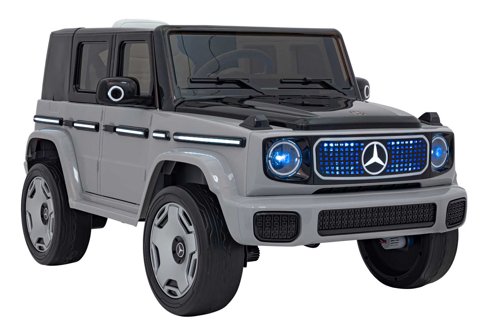 Licencirani auto na akumulator Mercedes Benz EQG 4x4 - srebrni