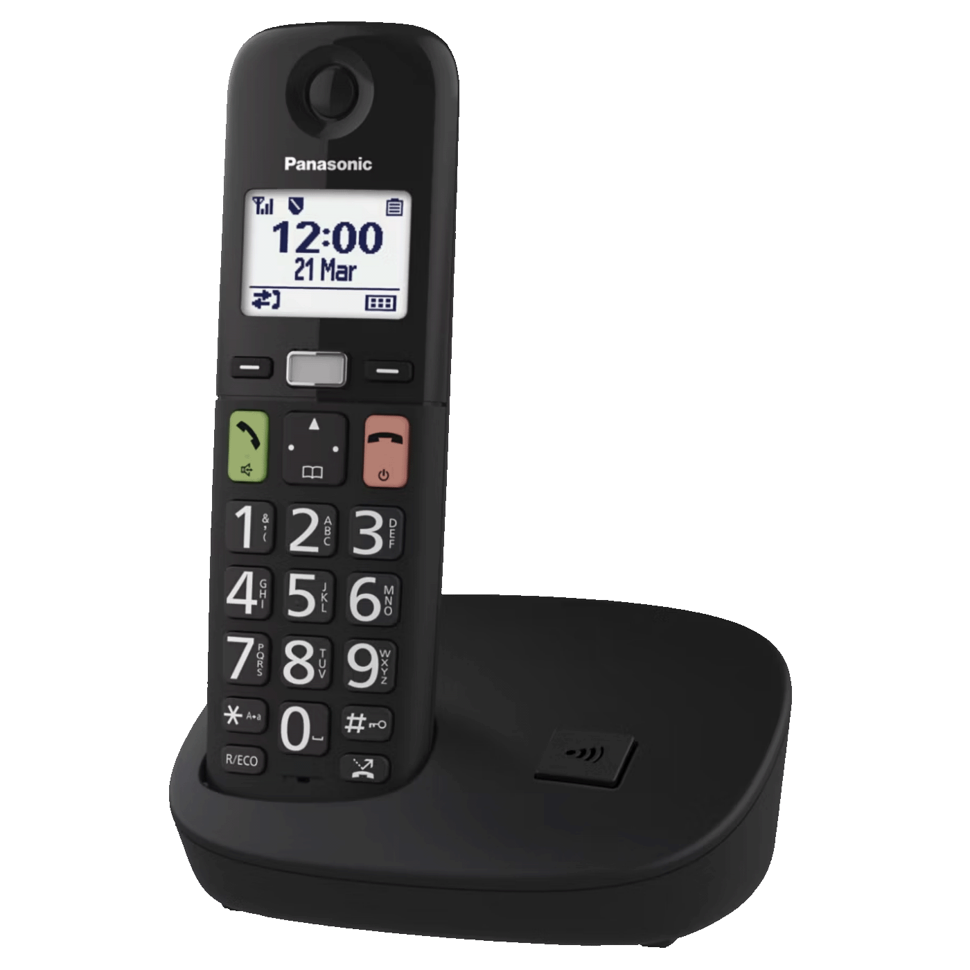 Panasonic Telefon bežični, DECT/GAP, 1.8" display, crna boja - KX-TGU110FXB