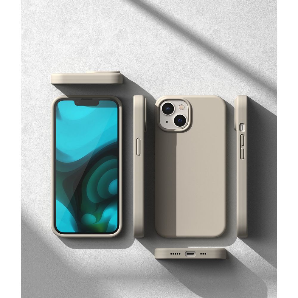 RINGKE SILICONE MASKA ZA IPHONE 14 PLUS / 15 PLUS STONE