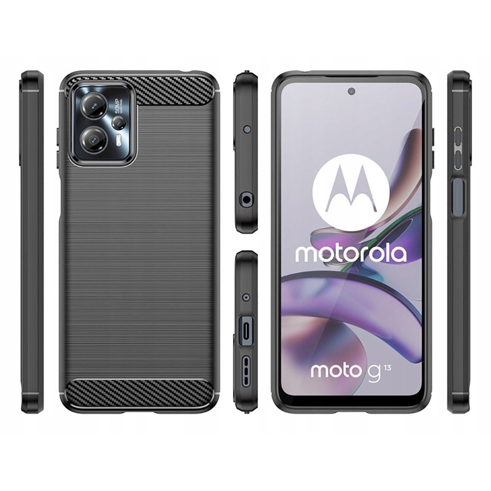 TECH-PROTECT TPUCARBON MASKA ZA MOTOROLU MOTO G13 / G23 crna