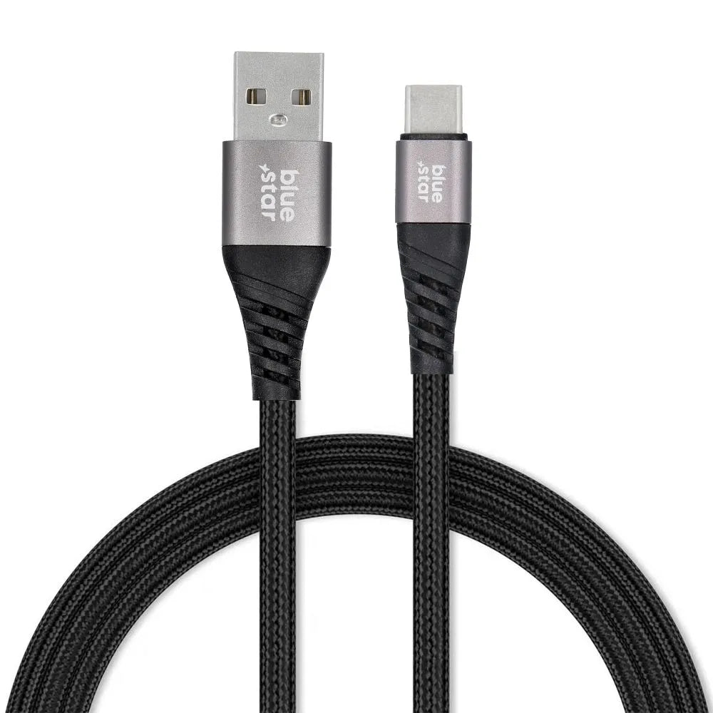 Blue Star pleteni kabel s USB A na Lightning 2.4A konektorom