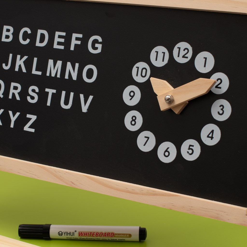 Drvena Montessori ploča 2u1