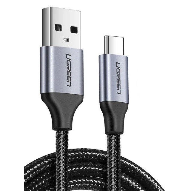 Ugreen 60124 USB kabel USB 2.0 0,25 m USB A USB C 480 Gbit/s Crno