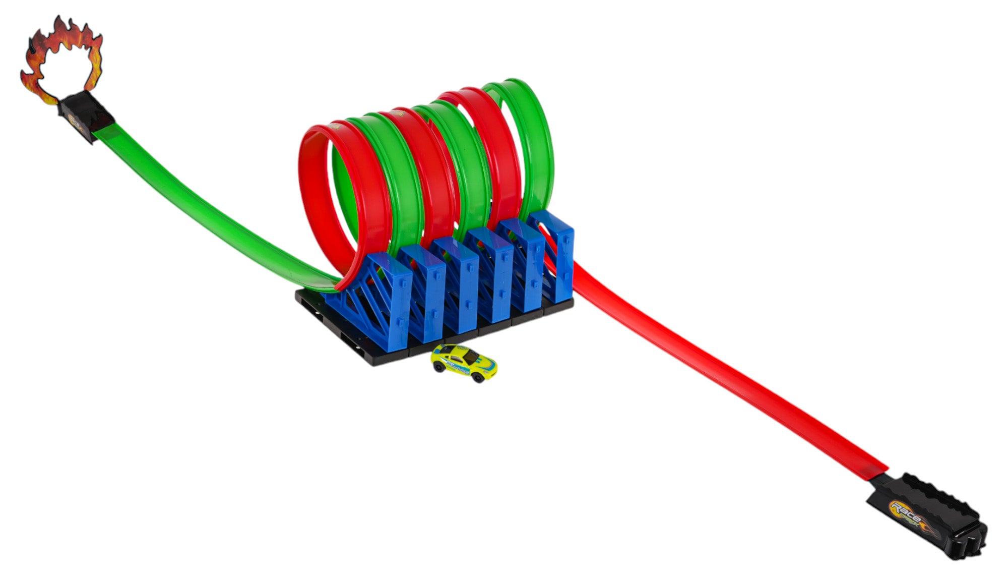 Staza za igru s autićima Twisted Loop - šarena