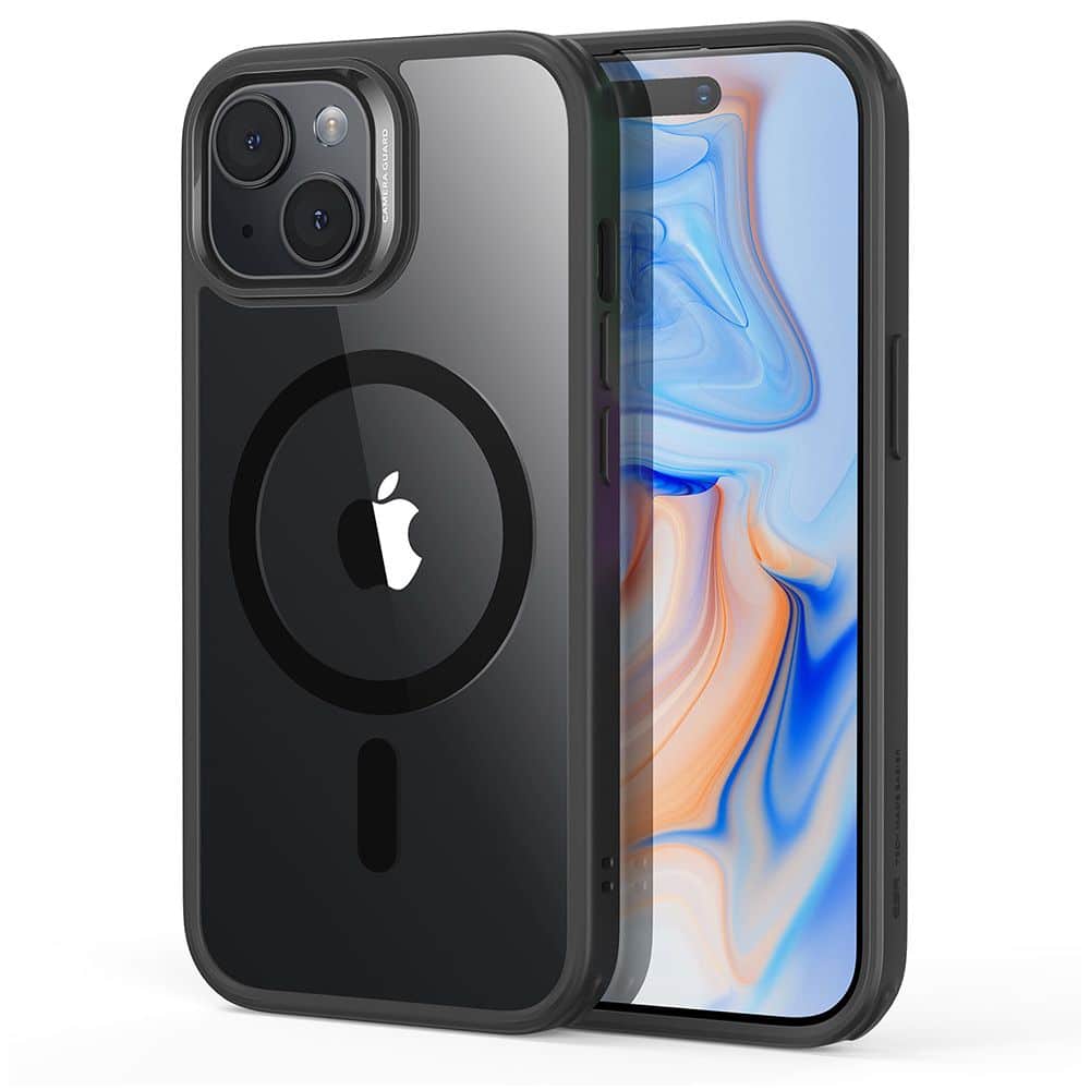 ESR - Classic Hybrid HaloLock maska za iPhone 15 Plus - Clear Black