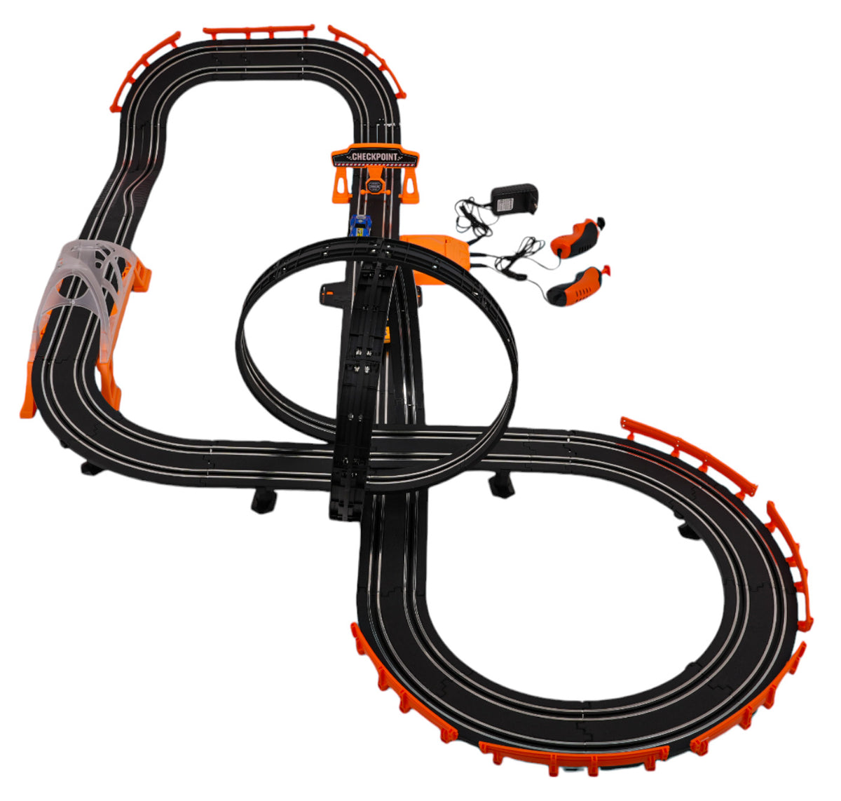 Vlak na baterije TRACK MASTER sa svjetlosnim efektima + rekviziti - 615cm