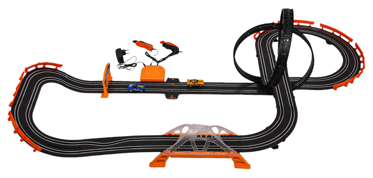 Vlak na baterije TRACK MASTER sa svjetlosnim efektima + rekviziti - 615cm