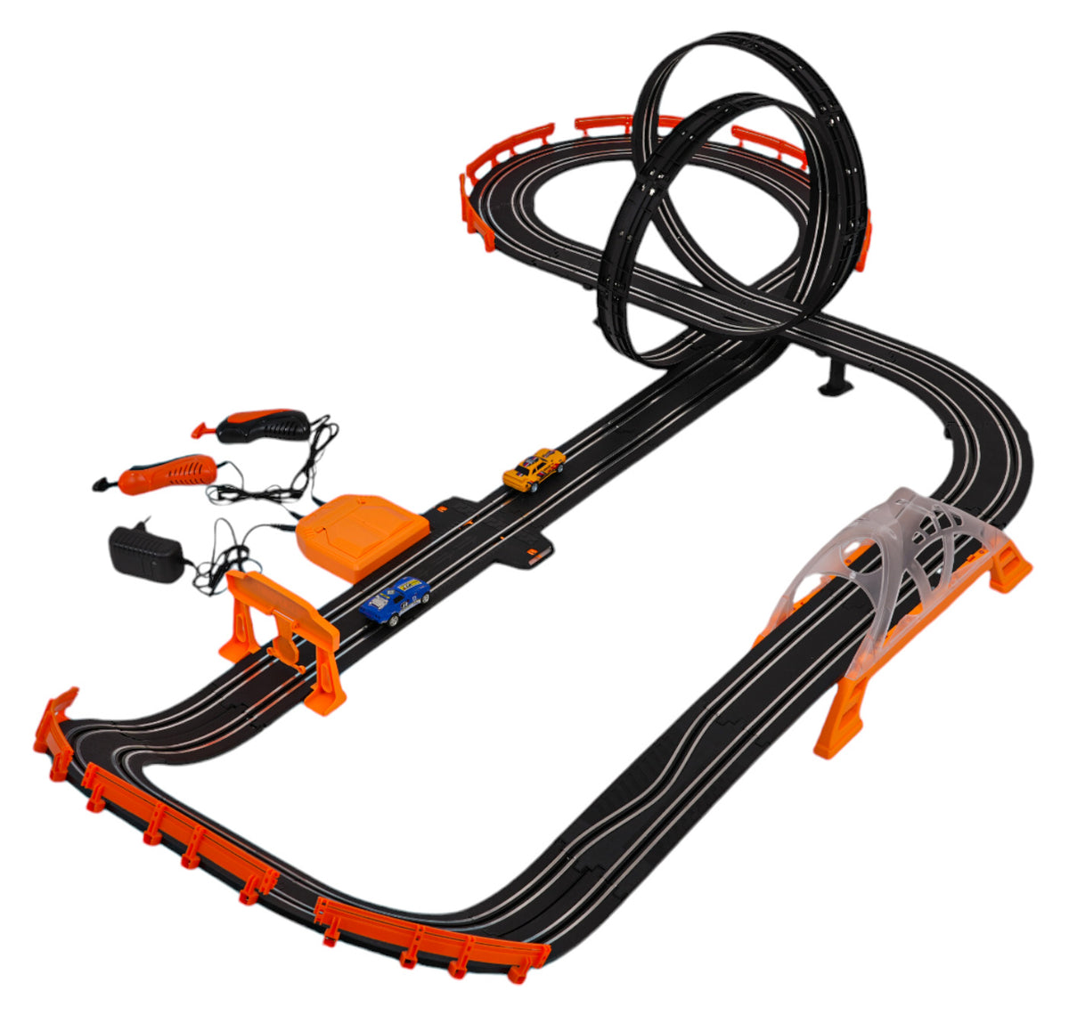 Vlak na baterije TRACK MASTER sa svjetlosnim efektima + rekviziti - 615cm