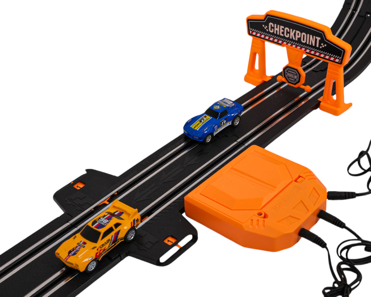 Vlak na baterije TRACK MASTER sa svjetlosnim efektima + rekviziti - 615cm