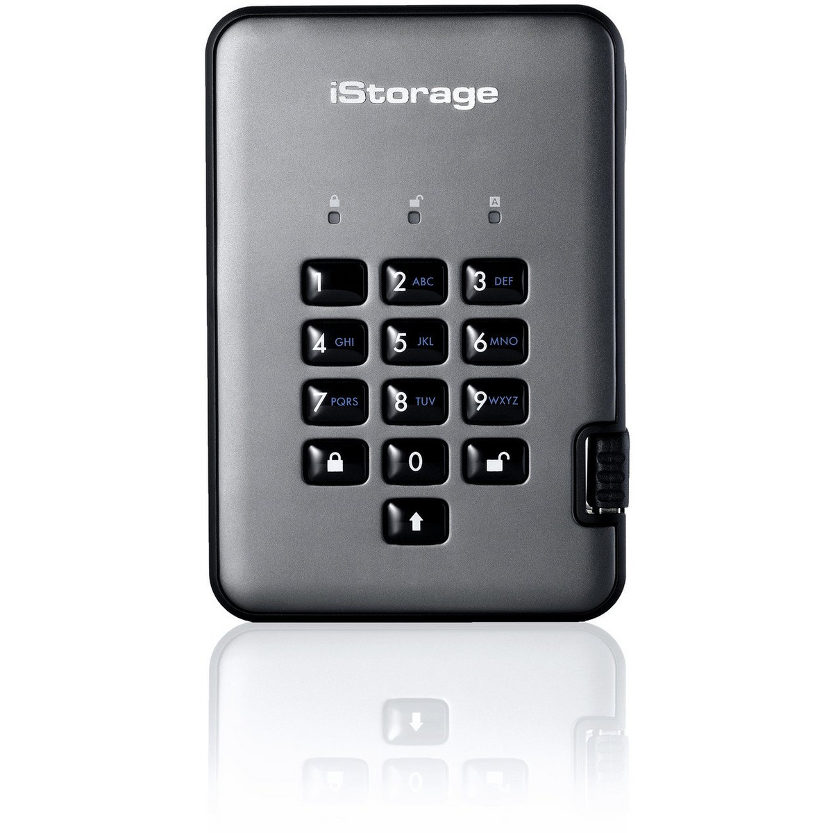 iStorage diskAshur PRO2 vanjski tvrdi disk 4 TB 5400 RPM 2.5" USB Tip-A 3.2 Gen 1 (3.1 Gen 1) Crno
