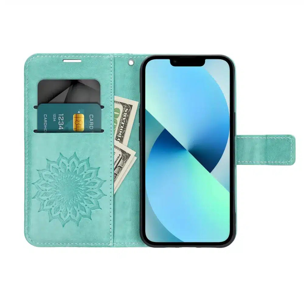 MEZZO Book case preklopna torbica za SAMSUNG GALAXY A23 5G mandala green