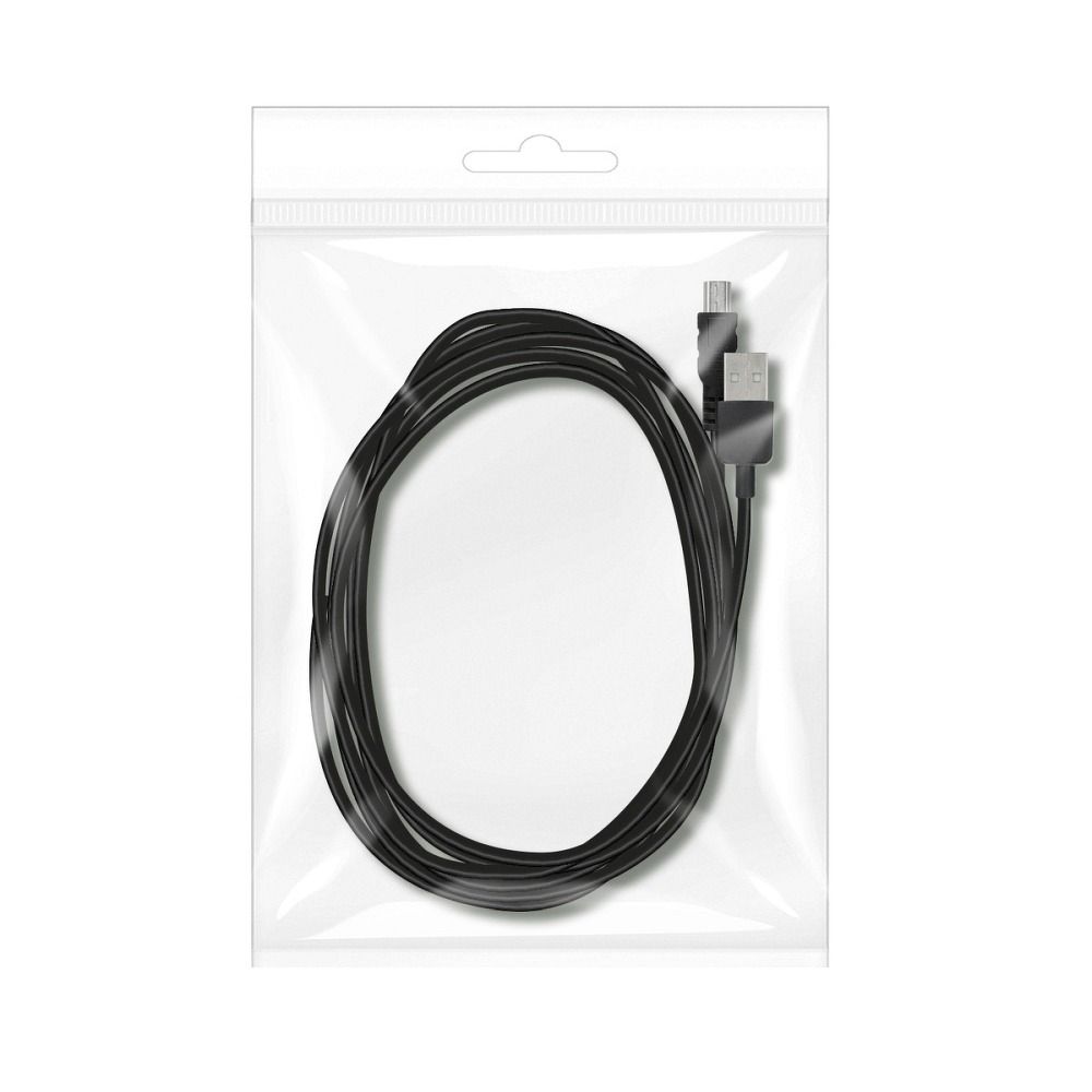 Kabel USB A na Mini USB (navigacija / kamera) 2 m crni