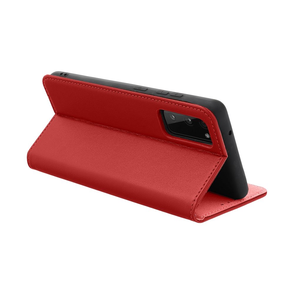Kožna futrola za Samsung S25 FE Smart Pro Book - maroon