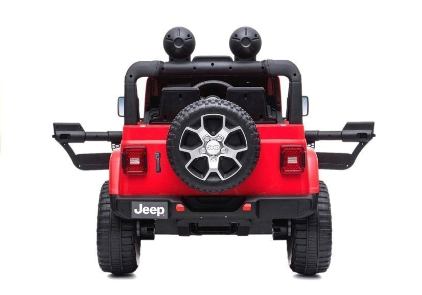 Licencirani auto na akumulator Jeep Rubicon 4x4 - crveni