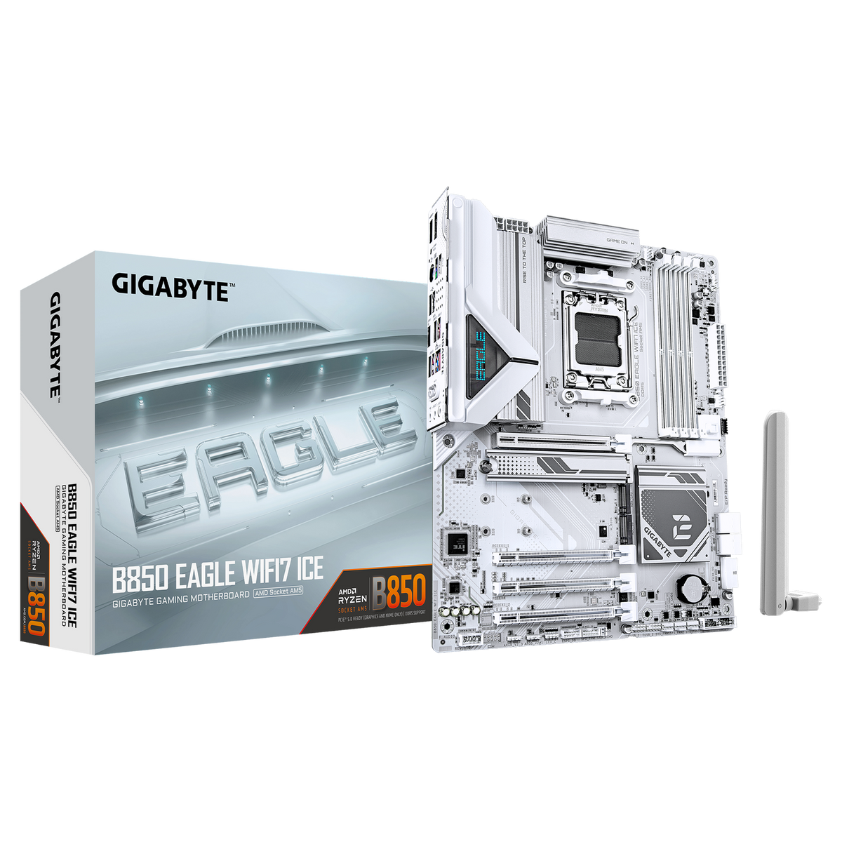 GIGABYTE B850 EAGLE WIFI7 ICE AMD B850 Utor AM5 ATX