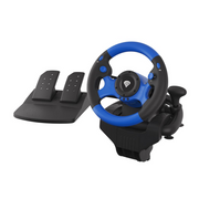 GENESIS Seaborg 350 Crno, Plavo USB Volan + Papučice Nintendo Switch, PC/osobno računalo, PlayStation 4, Playstation 3, Xbox 360, Xbox One, Xbox Series S, Xbox Series X