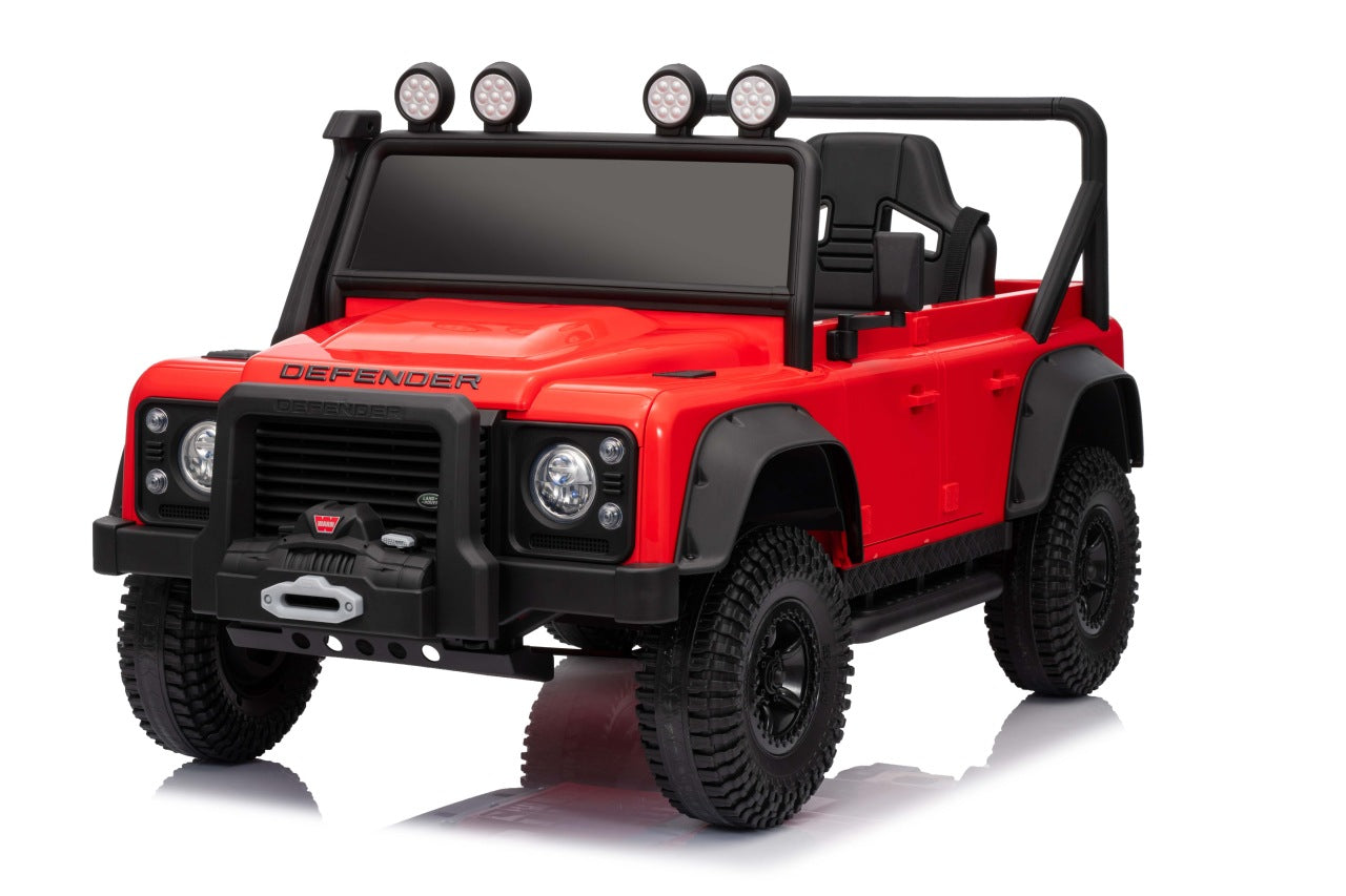 Licencirani auto na akumulator Land Rover Defender 110 SVX Concept - crveni
