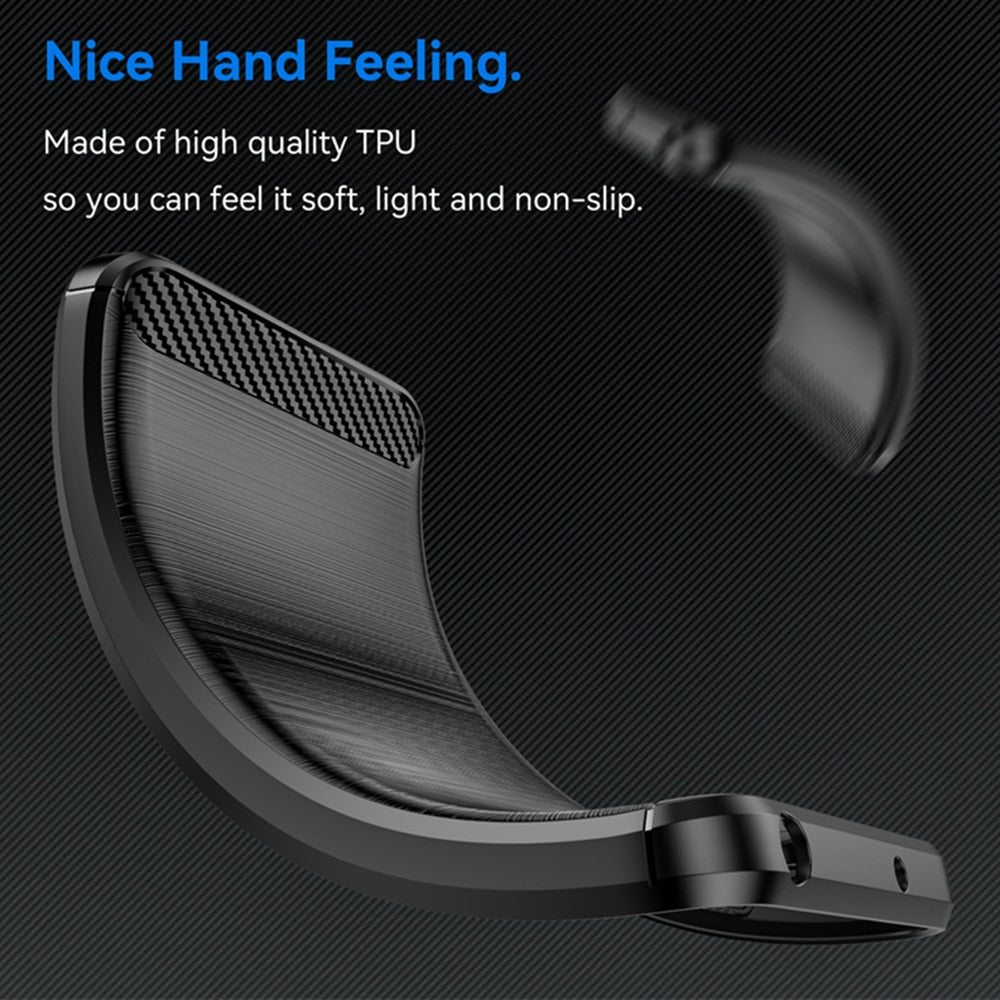 Techsuit Carbon Silicone maska za Motorola Edge 40 Neo - crna