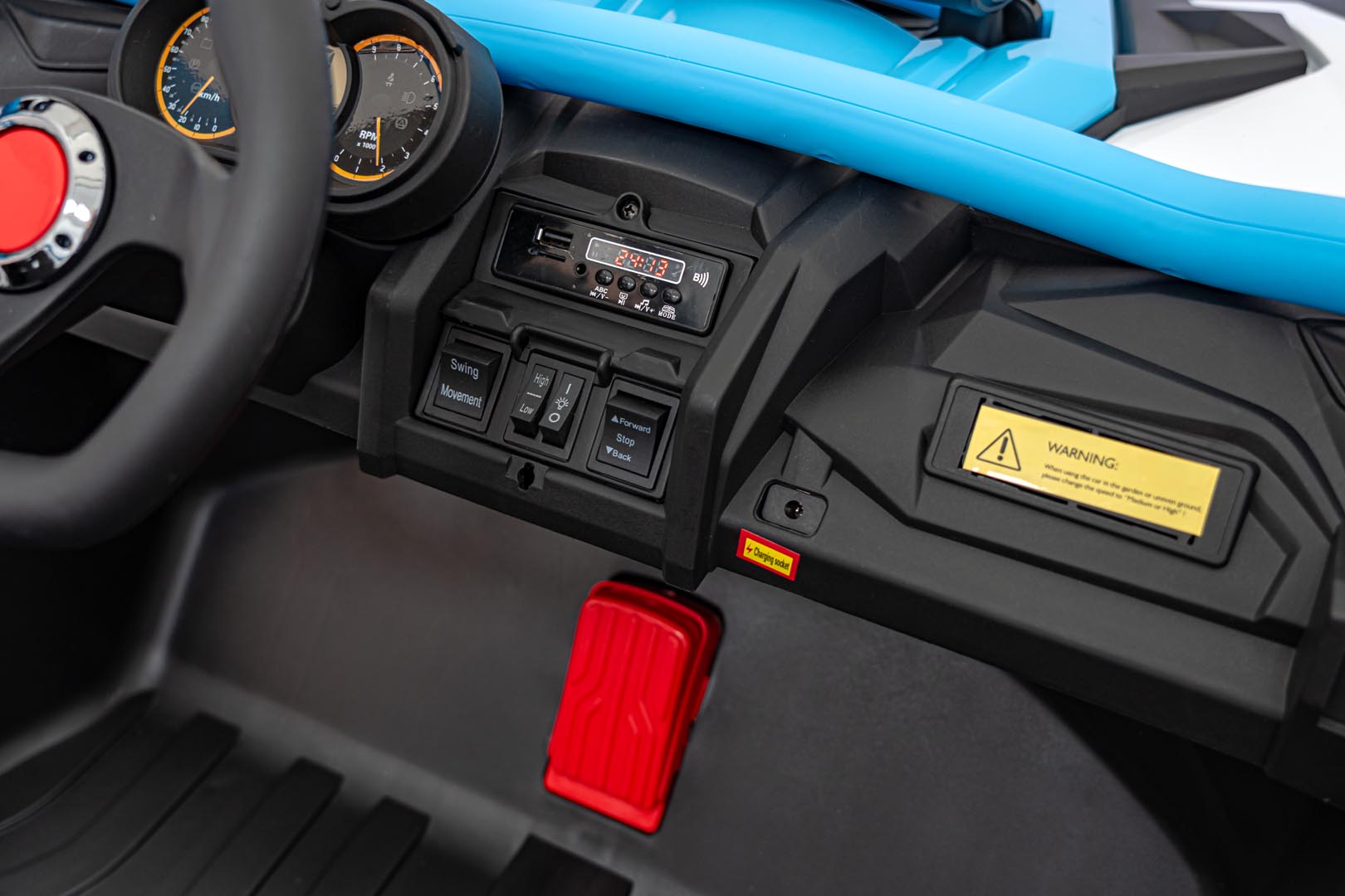 Buggy na akumulator SR SUPER 66 4x4 - dvosjed - plavi