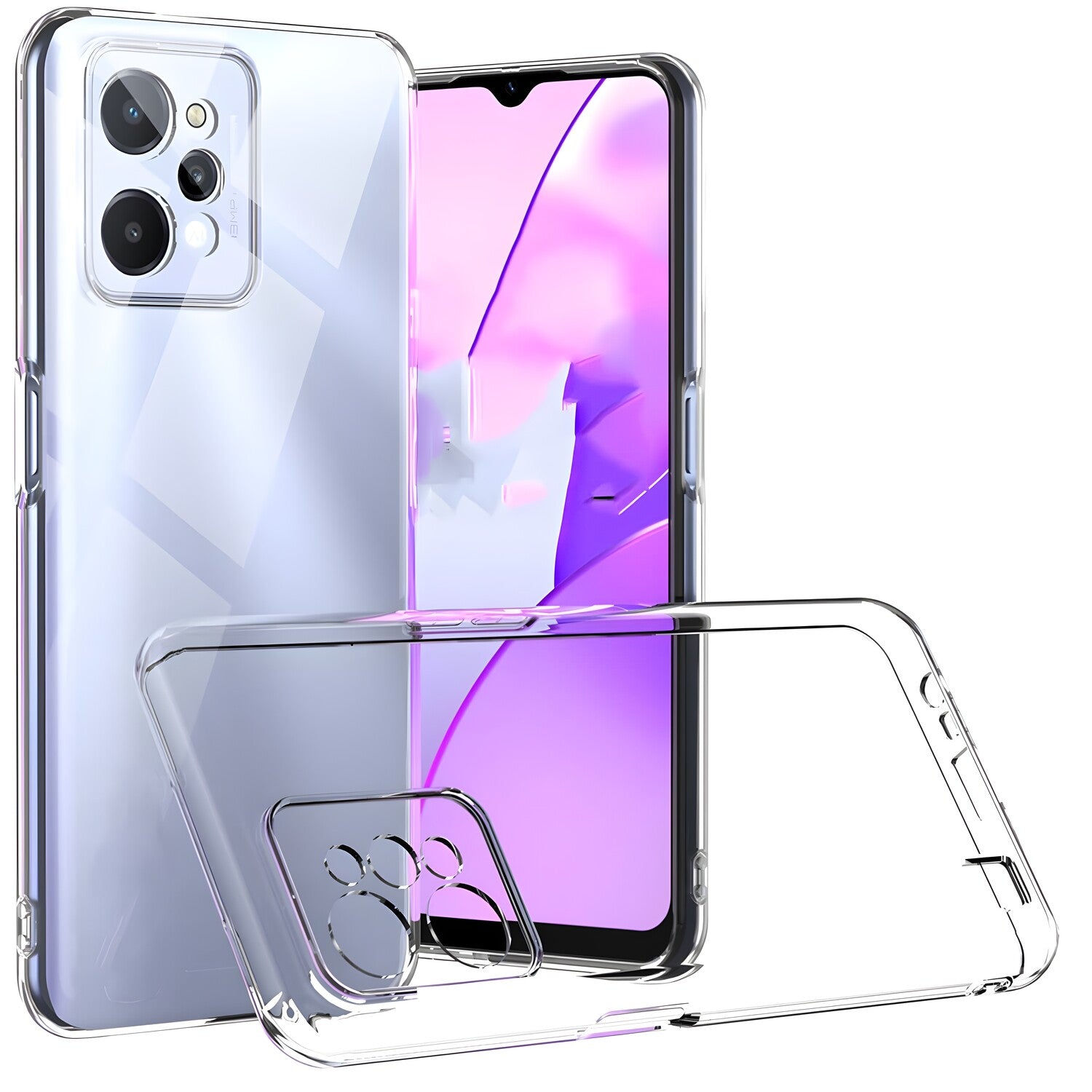 Przezračno zaštitno kućište za Vivo T1 5G/Y75 5G/Y55 5G - Prozirna KP23651