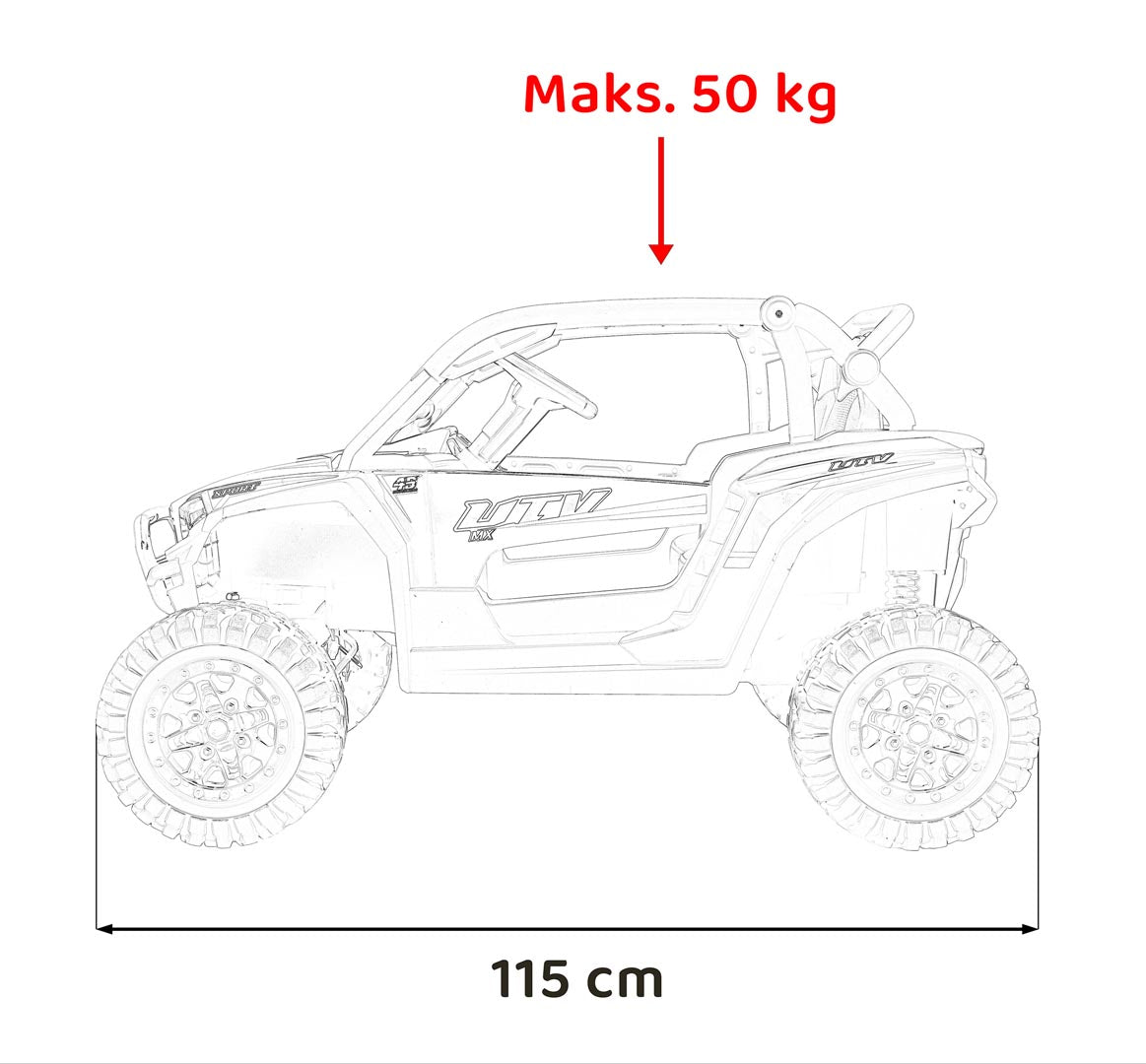 Buggy na akumulator KCK 4x4 - zeleni