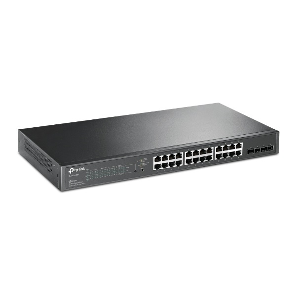 TP-Link Omada TL-SG2428P Upravljano L2/L2+ Gigabit Ethernet (10/100/1000) Podrška za napajanje putem Etherneta (PoE) 1U Crno