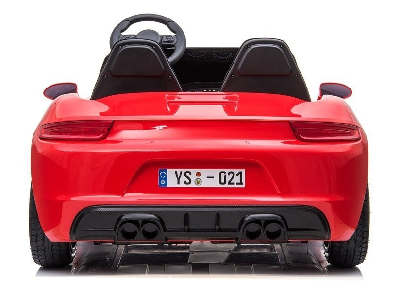 Auto na akumulator YSA021A - dvosjed - crveni/lakirani