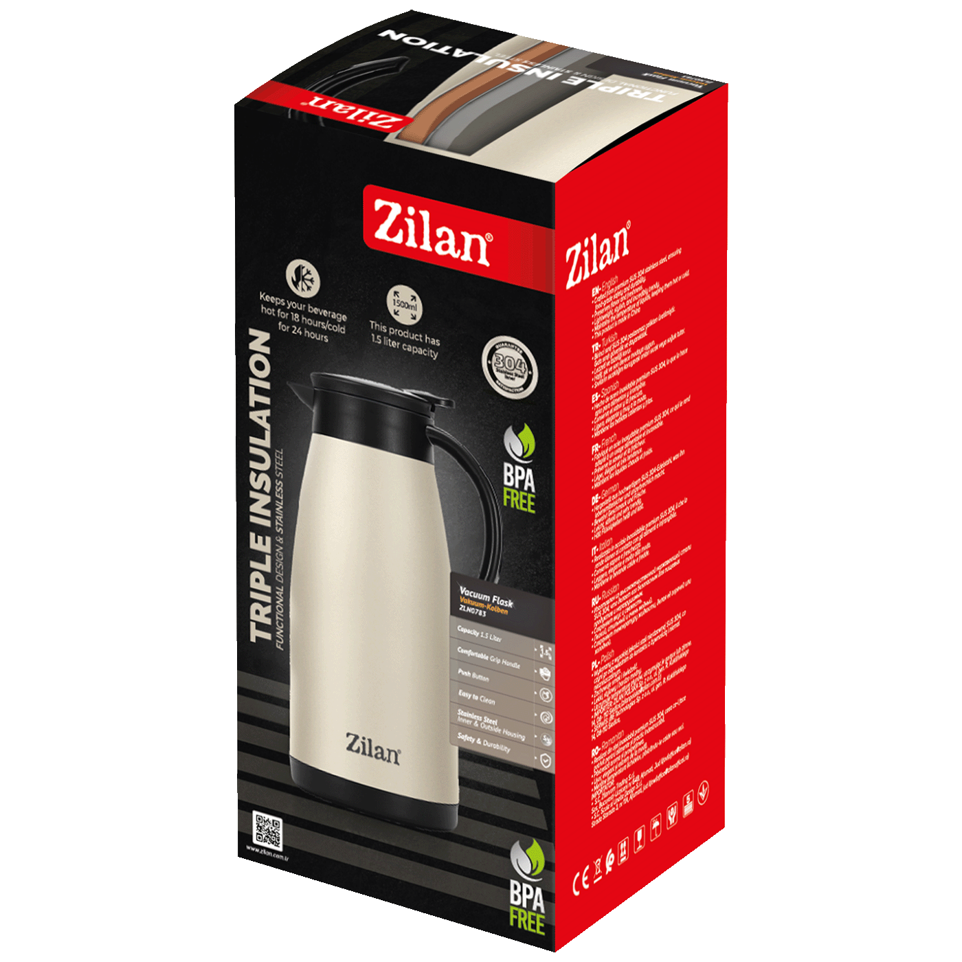 Zilan Termos boca, 1500 ml - ZLN0783