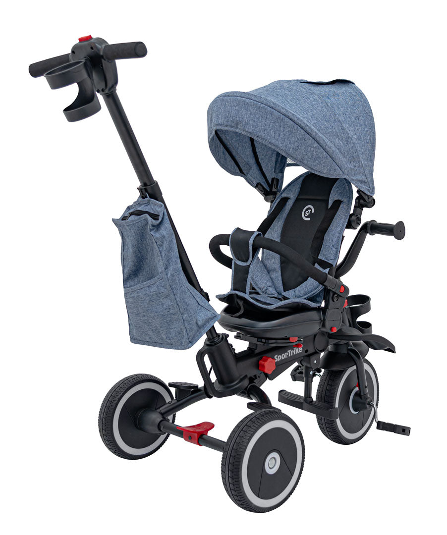 Dječji tricikl RIDER SPORTRIKE - Plavi