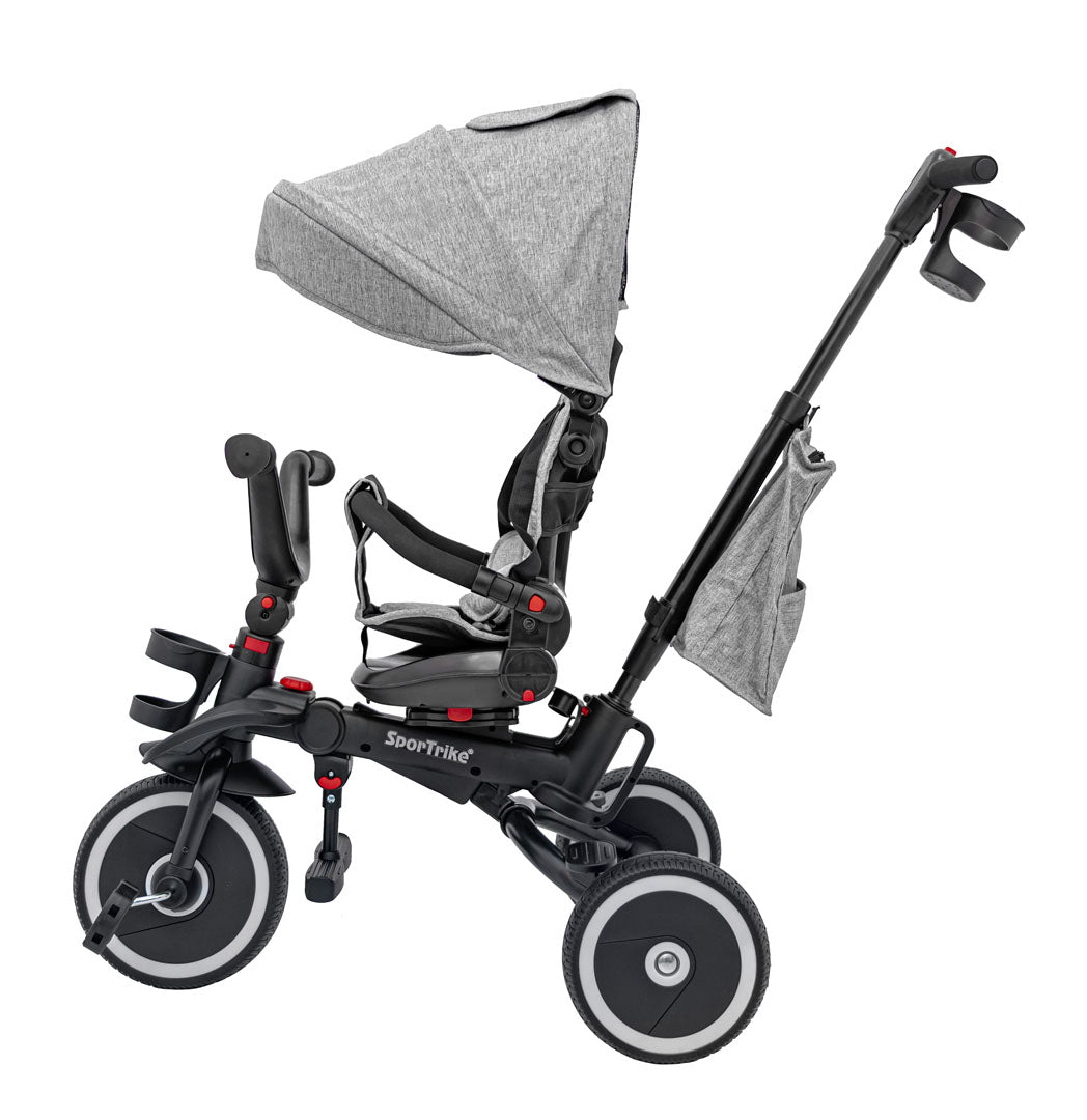 Dječji tricikl RIDER SPORTRIKE - Sivi