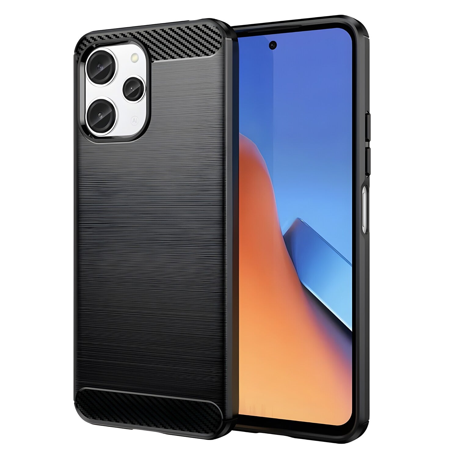 Futrola Carbon Shield TPU za Xiaomi Redmi 12 - Crna KP29158