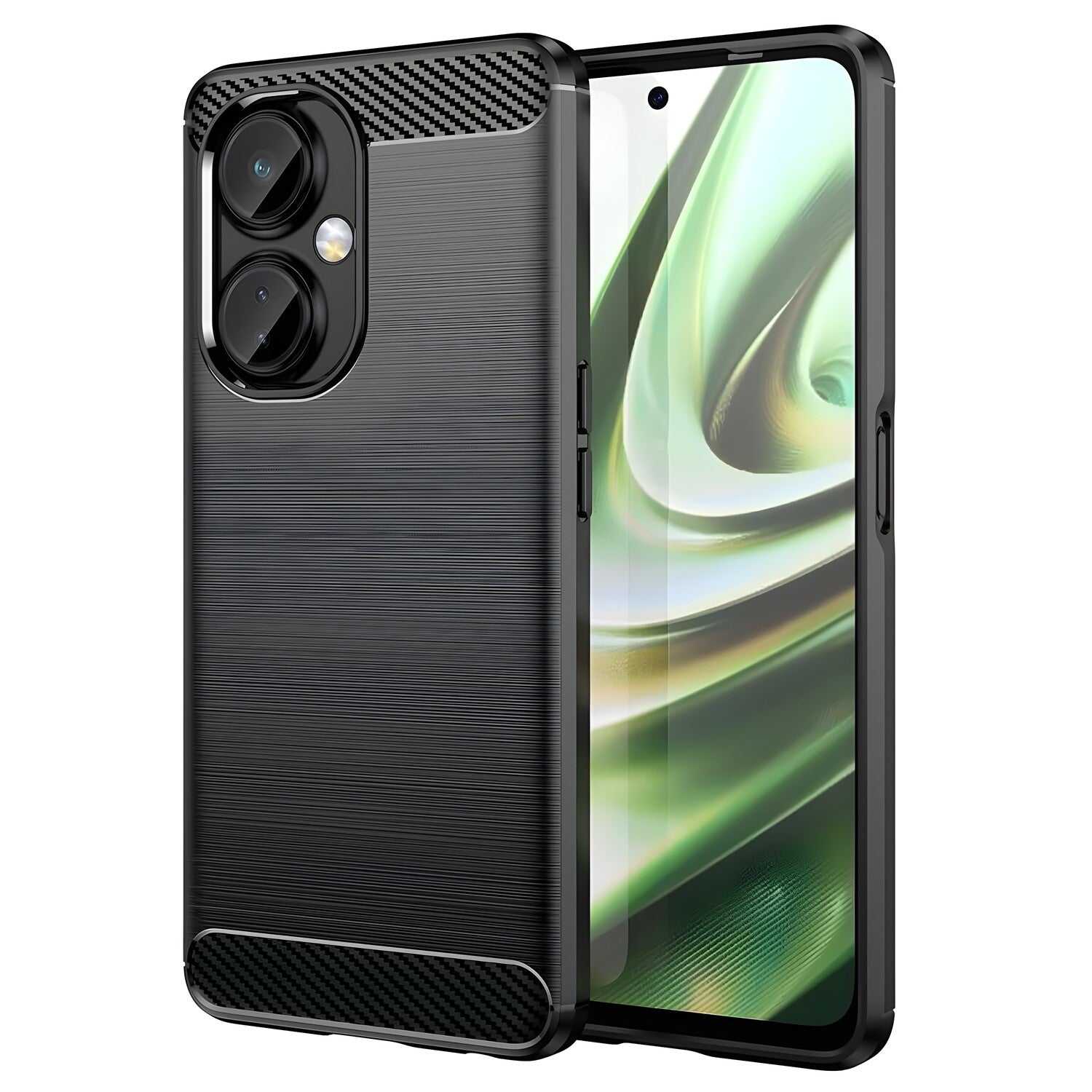 Futrola Carbon Shield TPU za OnePlus Nord CE 3 - Crna KP29169