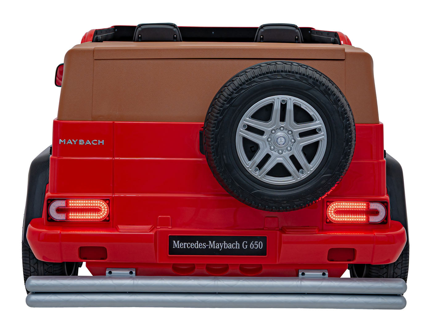 Licencirani auto na akumulator Mercedes Benz MAYBACH G650 4x4 - dvosjed - crveni