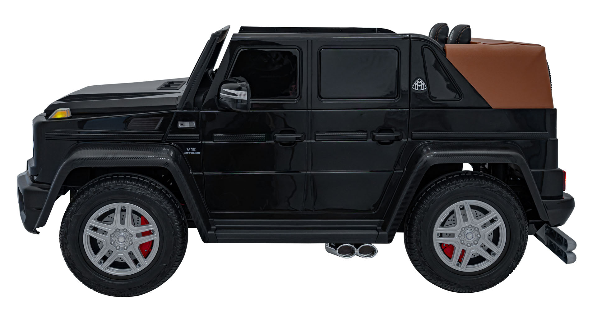 Licencirani auto na akumulator Mercedes Benz MAYBACH G650 4x4 - dvosjed -crni